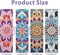 Mandala Diamond Art Bookmarks for Adults, 4 PCS Mandala Diamond Painting Bookmarks with Pendant, 5d Gem Art, Acrylic Easy DIY Crafts for Books Decor Gift